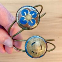Antique Bronze Cuff Bracelets Two Ways